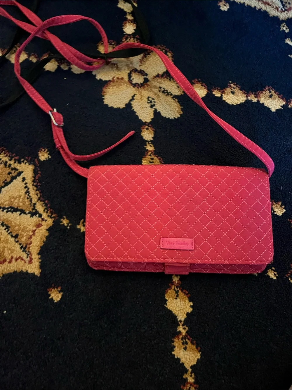 Vera Bradley Red Quilted Crossbody Bag